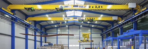 Puente grúa monorriel - STAHL CraneSystems GmbH - con sistemas de elevación ligera / de altura perdida / antideflagrante
