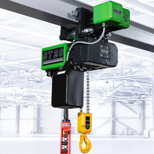 Polipasto de cadena eléctrico - ST series - STAHL CraneSystems GmbH - compacto / antideflagrante / altura perdida extremadamente reducida