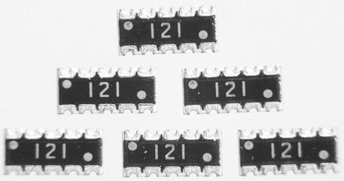Array de resistencias en capa gruesa - RACF series     - Stackpole Electronics