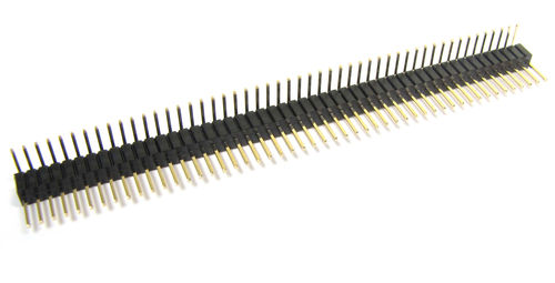 Regleta de contacto macho - 1.27 - 2.54 mm | CRIMPFLEX® - Nicomatic - de una sola hilera / con contactos de oro / 1.27 mm (0.050")