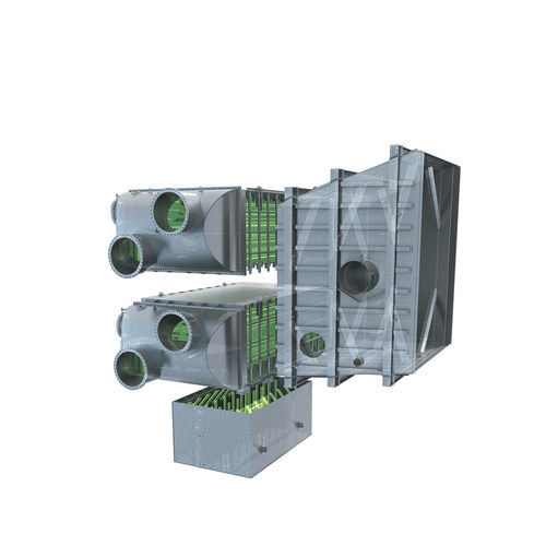 Condensador de coraza y tubos - GE Gas Turbines - refrigerado por agua / de acero / para el tratamiento de superficie