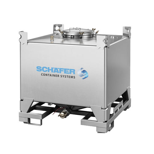 Contenedor IBC de acero inoxidable BTU series SCHÄFER Container Systems de producto