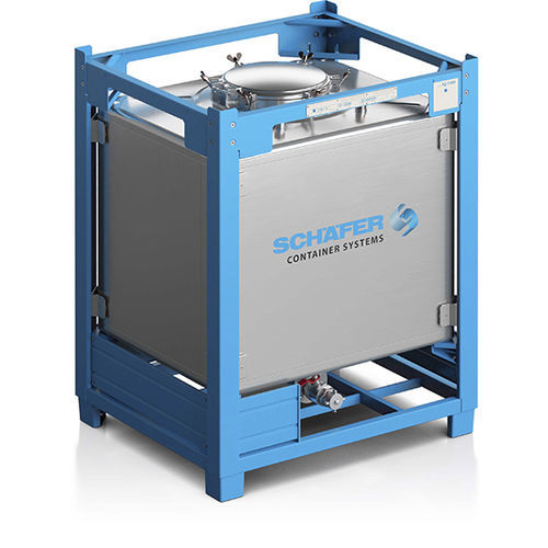 Contenedor cisterna para IBC - BTA series - SCHÄFER Container Systems - para aceite usado / de acero inoxidable / para paso