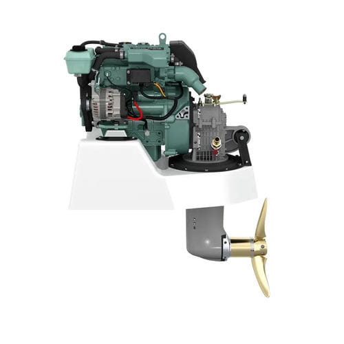 Motor diésel - D1 series - Volvo Penta - de 2 cilindros / cilindro / en línea