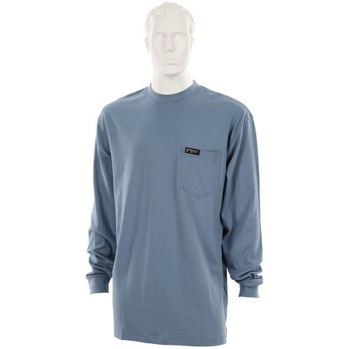 Camiseta de trabajo - LST1MB - MCR Safety - resistente al fuego / contra los arcos eléctricos / de algodón