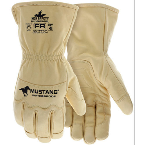 Guante de trabajo - MU3664KGW series - MCR Safety - industrial / de protección mecánica / de cuero