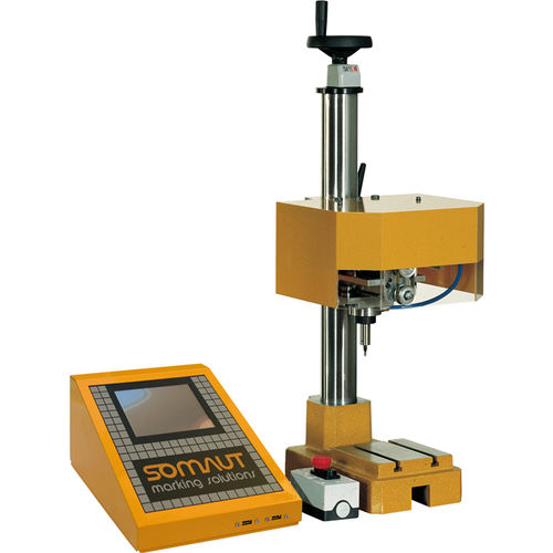 Máquina de marcado por micropercusión - S33 - SOMAUT S.r.l. - de metal / de mesa / para pieza cilíndrica