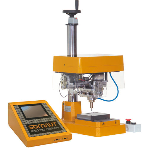 Máquina de marcado por micropercusión - S33L - SOMAUT S.r.l. - de metal / de mesa / para pieza cilíndrica