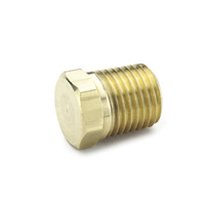 Tapón hexagonal - Nycoil - macho / de latón / para racor