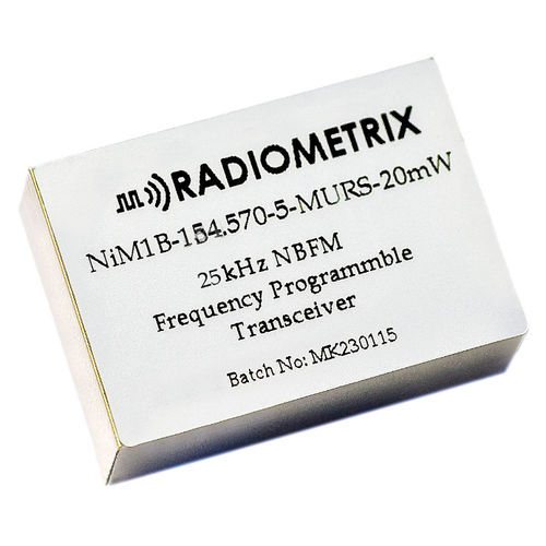 Módulo transceptor VHF - NiM1B series - Radiometrix - de telemetría / de vigilancia / de datos