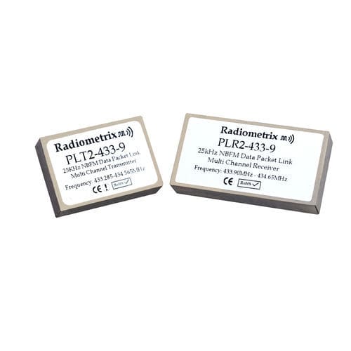 Transmisor de radio inalámbrico - PLT2 series - Radiometrix - RS232 / banda ISM / de radiocomunicación