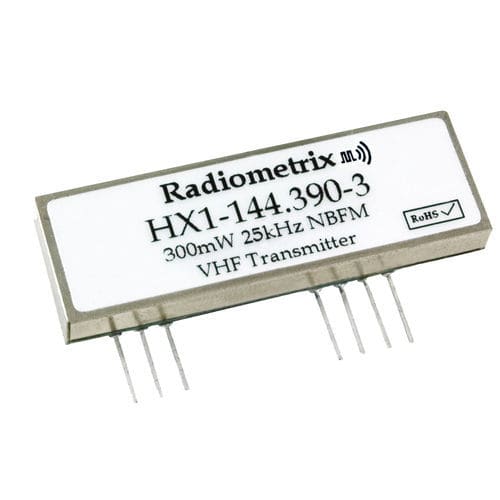 Transmisor de radio VHF - HX1 - Radiometrix - RF / de datos / de seguridad