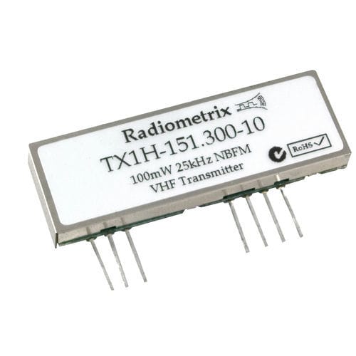 Transmisor de radio FM - TX1H - Radiometrix - VHF / RF / de banda estrecha