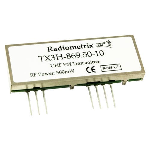 Módulo radio UHF - TX3H - Radiometrix - para aplicaciones de larga distancia