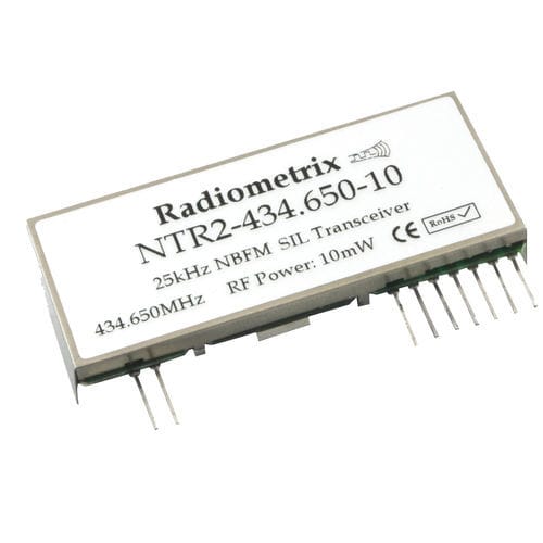 Transceptor de radio - NTR2 series - Radiometrix - FM / UHF / de telemetría