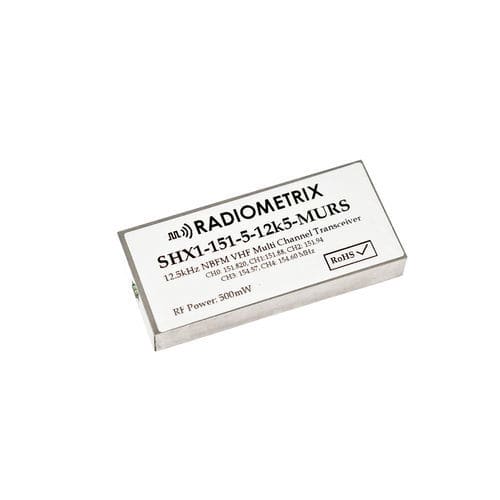 Módulo transceptor RF - SHX1 series - Radiometrix - VHF / RS232 / de telemetría
