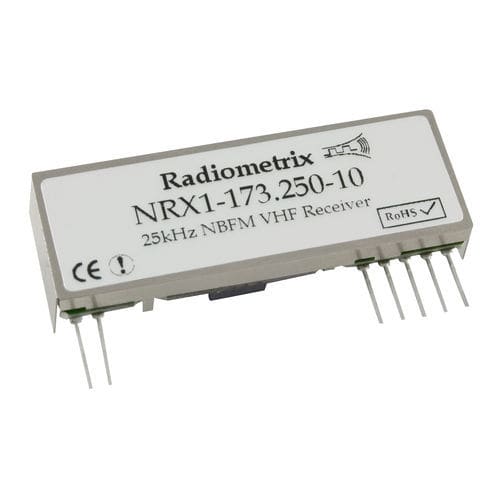 Receptor radio - NRX1 series - Radiometrix - VHF / de telemetría / industrial