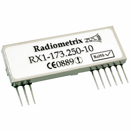 Receptor radio - RX1 series - Radiometrix - VHF / de telemetría / industrial