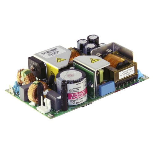 Alimentación eléctrica chasis abierto - TOP 200 series  - Powersolve Electronics - AC/DC / de salida simple / conmutada