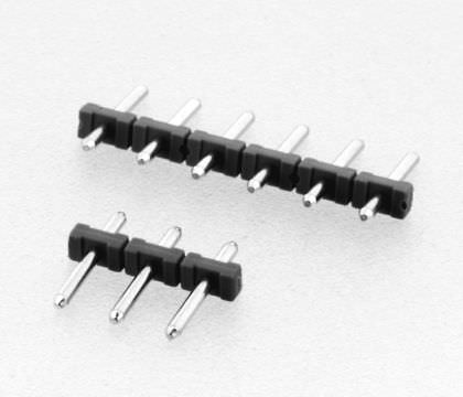 Regleta de contacto macho - 300 V, 10 A, 5 mm | 823 series  - W+P PRODUCTS - de una sola hilera / insertable / 5.00 mm (0.197")