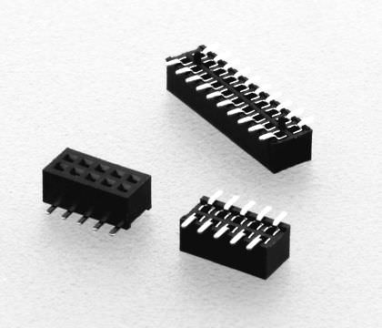 Regleta de contacto hembra - 1 A, 1 mm | 7091 series  - W+P PRODUCTS - de dos hileras / con contactos de oro / 1.00 mm (0.039")
