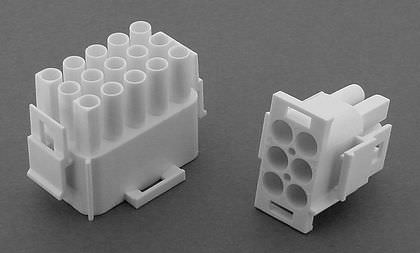 Conector hilo a tarjeta - 585 series  - W+P PRODUCTS - rectangular / de engaste / para tarjeta electrónica