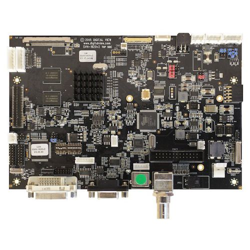 Tarjeta controlador LCD - HE-1920v2 - Digital View - RS-232 / de LVDS / VGA