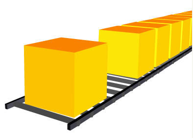 Transportador de rodillos - Rollex Förderelemente KG - horizontal / de transporte / de acumulación