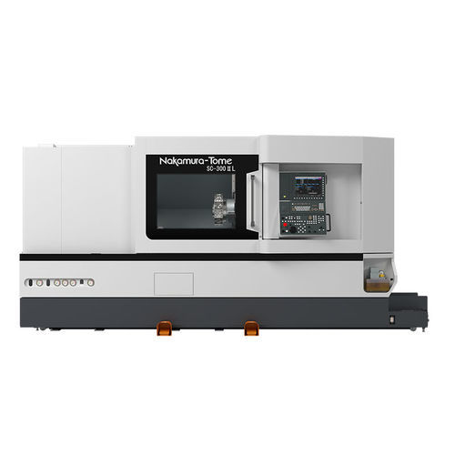 Torno CNC - SC-300IIL - Nakamura-Tome Precision Industry - horizontal / de gran rigidez / con eje