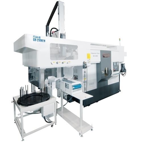 Centro de torneado CNC - GR-210  - Nakamura-Tome Precision Industry - vertical / para mecanizado pesado / con pórtico de carga