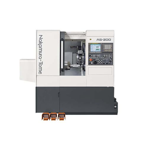 Centro de torneado-fresado CNC - AS-200 - Nakamura-Tome Precision Industry - horizontal / con eje / de alta potencia