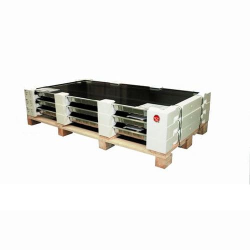 Embalaje de protección de poliestireno - Storopack - para panel solar