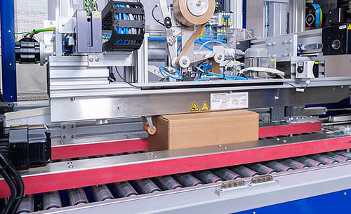 Precintadora de cartón cola hot-melt - AUTO.CLOSE - Storopack - papel engomado / automática