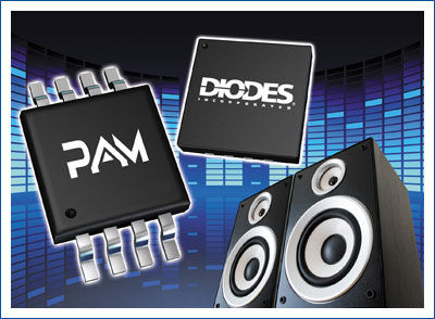 Amplificador de audio - PAM Series - Diodes Incorporated - clase D