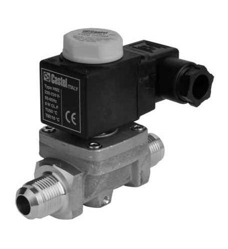 Electroválvula de 2 vías - 1/4 - 3/4" - CASTEL - NC / NA / para gas