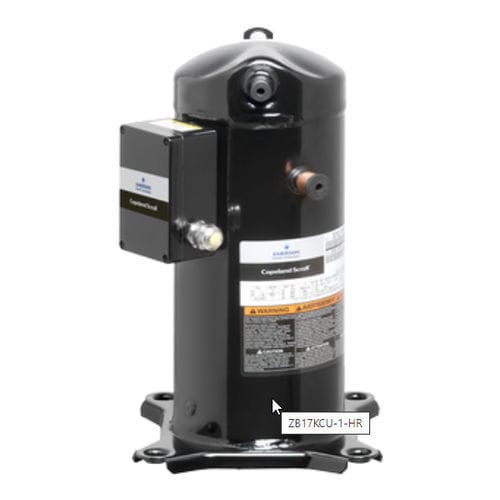 Compresor frigorífico hermético - ZB*KCU  - Emerson Commercial & Residential Solutions - scroll / propano (R290) / 230 V CA