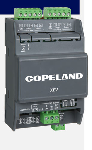 Control de motor paso a paso - XEV series - Emerson Commercial & Residential Solutions - con controlador integrado