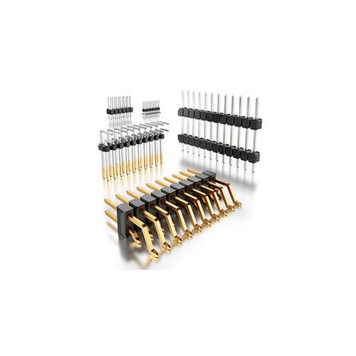 Regleta de contacto macho - SLY 1 series - Fischer Elektronik GmbH & Co. KG - de una sola hilera / recta / 2.00 mm (0.079")