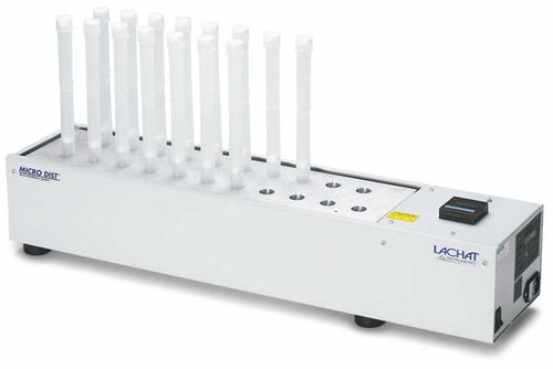 Aparato de pruebas de destilación - Lachat Instruments