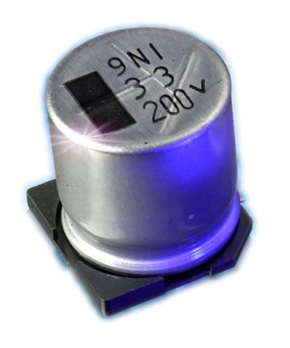 Condensador eléctrico electrolítico - N Series - NIC Components - de aluminio / para circuito impreso