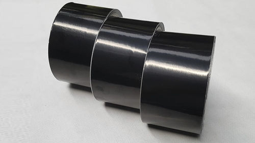 Cinta adhesiva de estanqueidad - SECAD - de aluminio / negra / resistente a altas temperaturas