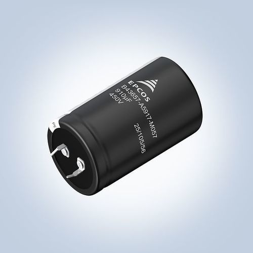 Condensador eléctrico electrolítico - EPCOS B43657 series - TDK Electronics Europe - de aluminio / enchufable / DC