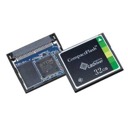 Tarjeta de memoria CompactFlash - CFG8V series - TDK Electronics Europe - 16 GB / 32 GB