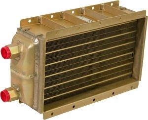 Intercambiador de calor de tubos planos - Lytron - aire-aceite / de aluminio / a medida