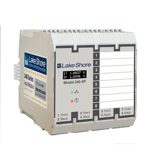 Módulo de entrada analógico - 240 series - Lake Shore Cryotronics, Inc. - Modbus / con 2 E / de 8 E