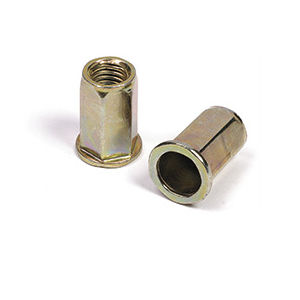 Tuerca hexagonal - AMECA - autoinsertable remachable / de sombrerete / cilíndrica
