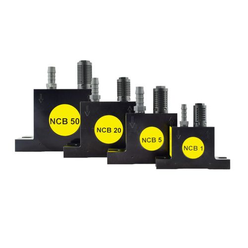Vibrador neumático - NCB series - Netter Vibration - rotativo / de bolas / para tolva