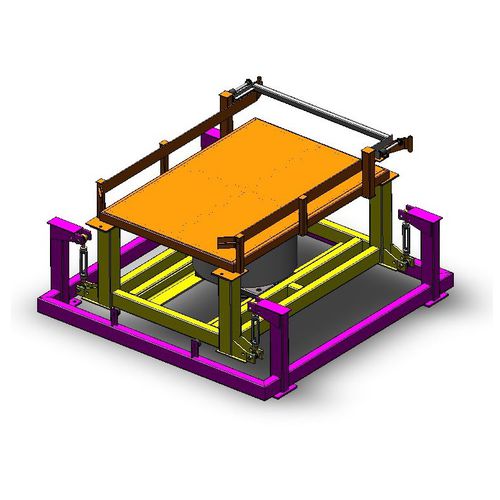 Mesa vibratoria para hormigón fresco - GyroShake series - Netter Vibration - para fundición