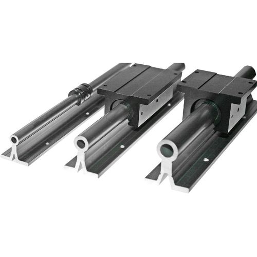 Eje de aluminio - LMSC series - LM76 Linear Motion Bearings - de precisión / hueco / soportado