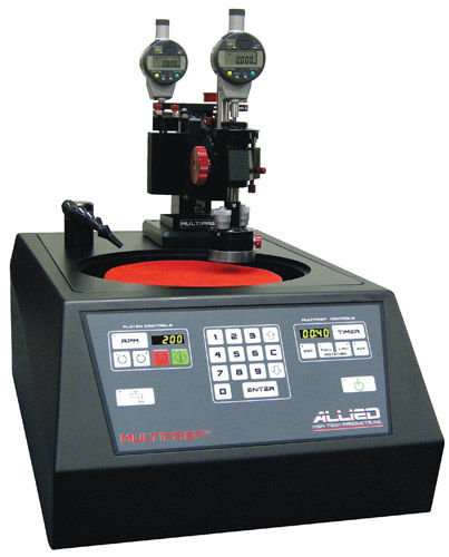 Máquina lijadora-pulidora para preparación de muestras - 5 - 350 rpm | MultiPrep™ - Allied High Tech Products
